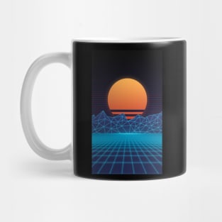 Outrun sunrise Mug